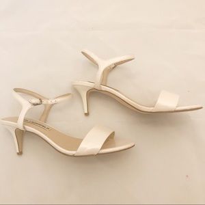 Karl Lagerfield Off White Kitten Heel 7 Italy